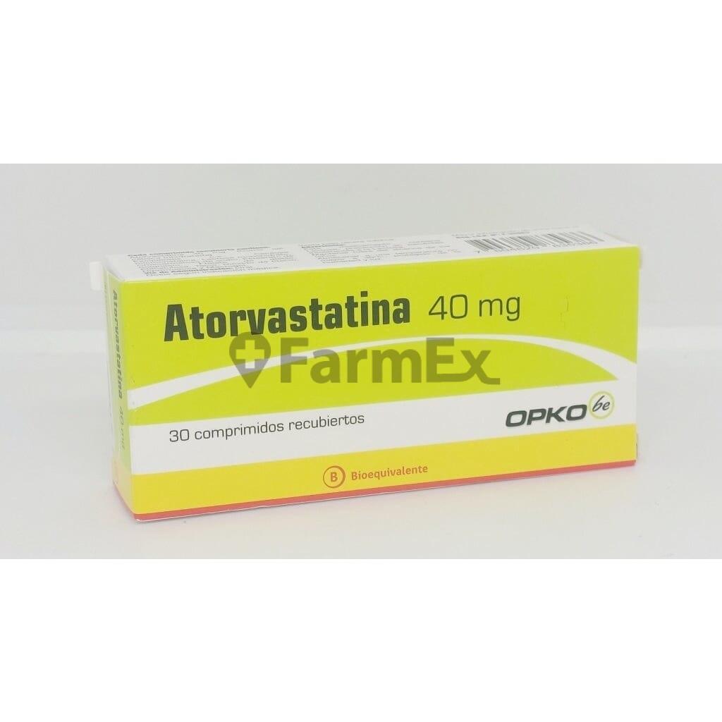 Atorvastatina 40 mg x 30 comprimidos "Ley Cenabast" OPKO
